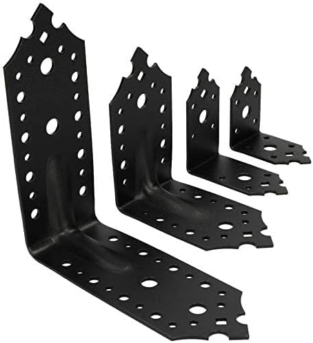 KOTARBAU® 25er Set Winkelverbinder 65x65x40mm Stuhlwinkel Möbelwinkel Lochwinkel Bauwinkel Holzverbi