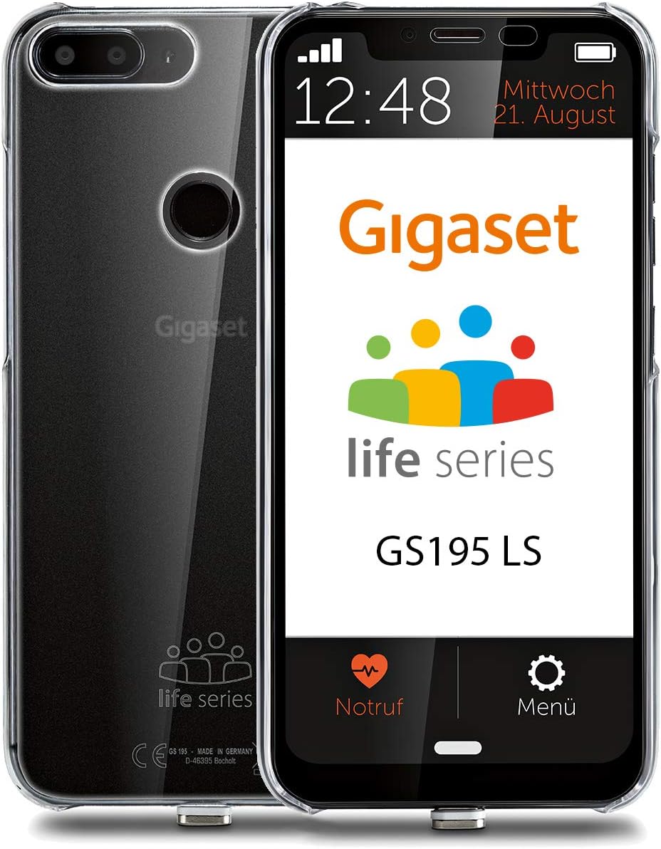 Gigaset GS195LS Smartphone für Senioren Made in Germany mit 3GB RAM ohne Vertrag – mit individuellem