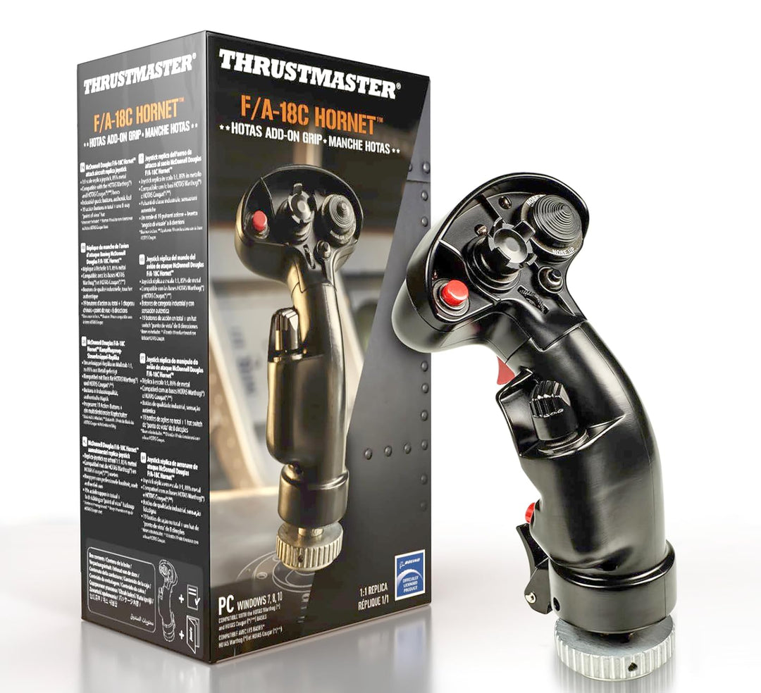 Thrustmaster F/A-18C Hornet Hotas Add-On Grip for Hotas Warthog series - PC F18 Hotas Stick AddOn Si