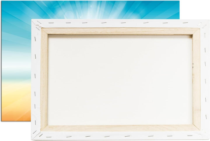 deyoli Reisekoffer aus Leder Format: 80x60 als Leinwandbild, Motiv fertig gerahmt auf Echtholzrahmen