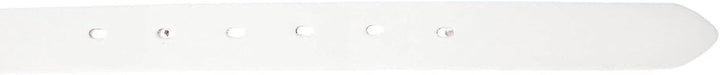 BGM Mode-Accessoires GmbH 25 mm Vollledergürtel, weiss, weiss( (0100)), Gr. 105
