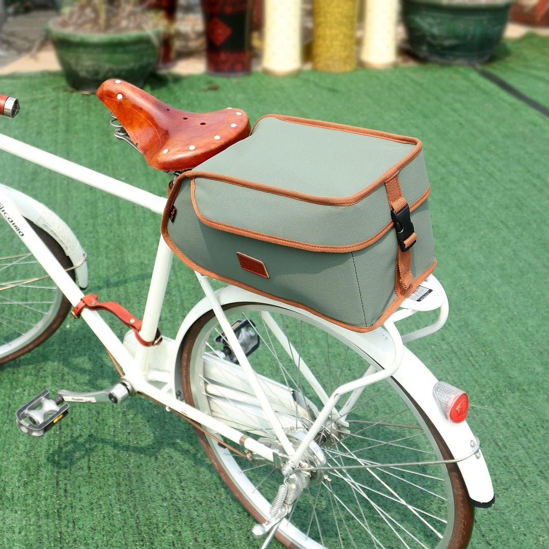 Tourbn wasserdichte Fahrradtasche aus Segeltuch, isoliert, Kühltasche, zum Mitnehmen, Lebensmittelli