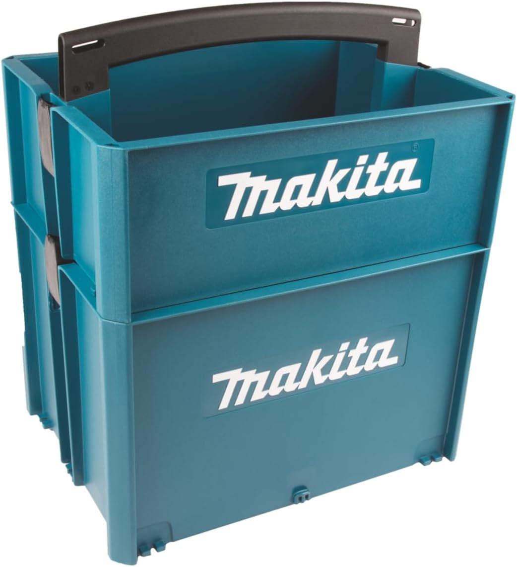 Makita P-83836 Toolbox Grösse 1, offene Werkzeugbox, zwei Fächer, mit Tragegriff, verknüpfbar an Kof