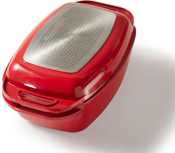 STONELINE Bräter Induktion 43 x 26 cm, 7,8 L, Bräter mit Deckel backofengeeignet, Deckel als Auflauf