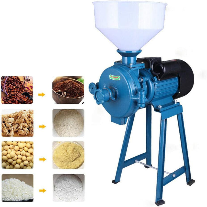 2200W 1400 U / min 150 mm Elektrischemühle Getreidemühle Maschine Getreide Mais Stroh Futter Schrotm