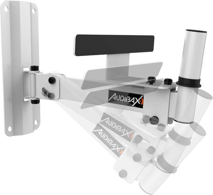 Audibax Neo 20 White Soporte de Pared para Altavoz Profesional Vaso 35mm