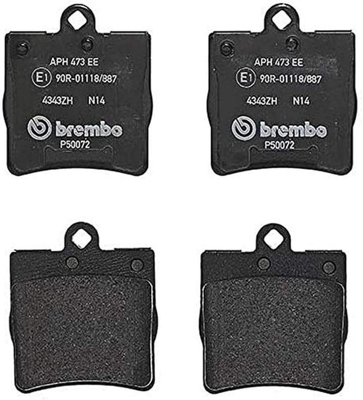 Brembo P 50 072 Bremsbelagsatz, Scheibenbremse - (4-teilig)