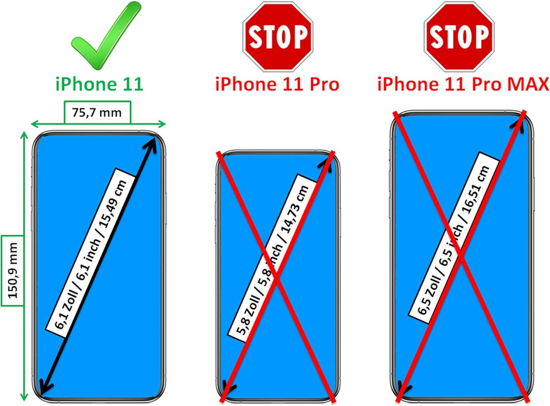 Mobiskin Hülle kompatibel mit Apple iPhone 11 (6,1 Zoll), Handyhülle mit echtem Leder, Case, Schutzh