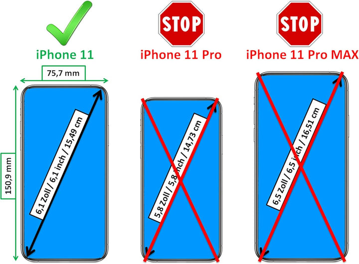 Mobiskin Hülle kompatibel mit Apple iPhone 11 (6,1 Zoll), Handyhülle mit echtem Leder, Case, Schutzh