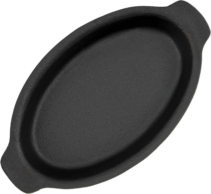 BBQ-Toro Gusseisen Servierpfännchen Set (6-er Pack) | 22,5 x 13 cm - oval | bereits eingebrannt - pr