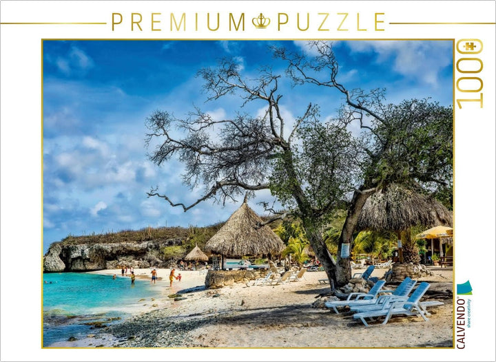 CALVENDO Puzzle Curaçao - Bunte Insel in der Karibik 1000 Teile Lege-Grösse 64 x 48 cm Foto-Puzzle B