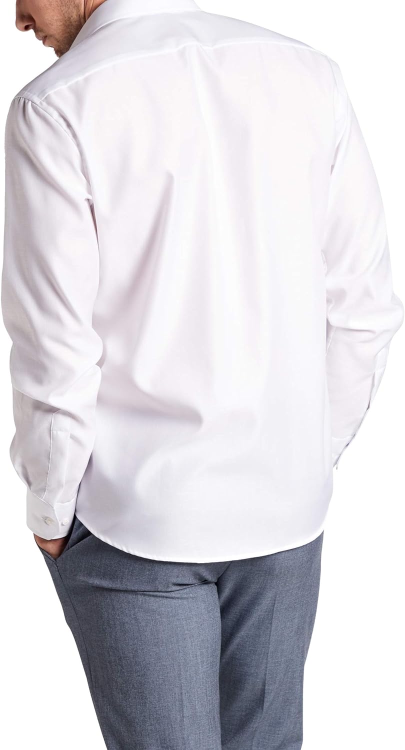 eterna Langarm Hemd Modern Fit Twill unifarben