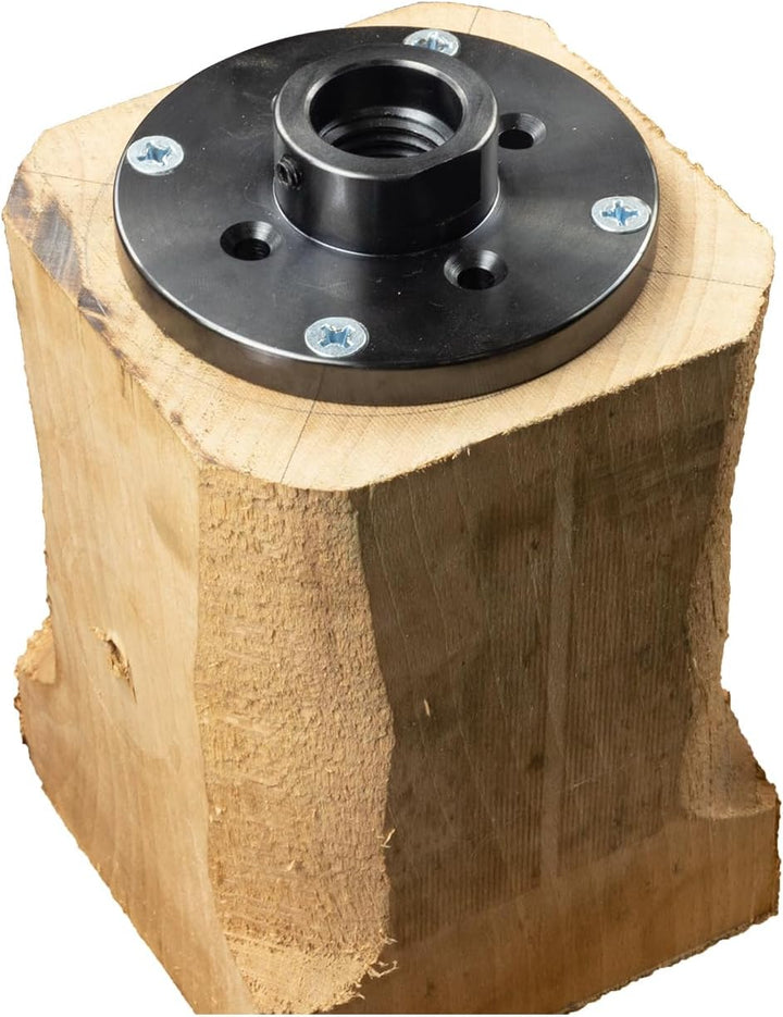 DEEFIINE Holzdrehstärte 4 Zoll 100mm Flansch Frontplatte Holz Drehmaschine Chuck M33 X 3,5 Faden Ges