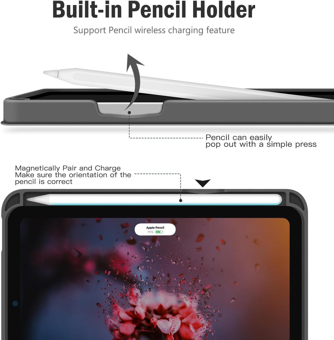 Antbox Hülle für iPad Mini 6. Gen 2021 8.3 Zoll mit tstifthalter Apple Pencil Halter Auto Schlaf/Wac