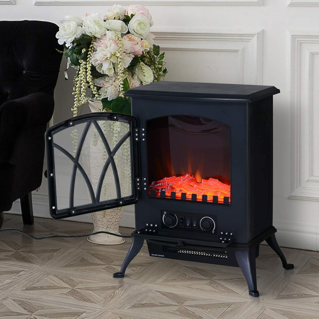 HOMCOM Elektrokamin Kamin Kaminofen Elektrischer Wandkamin (Modell6), Modell6