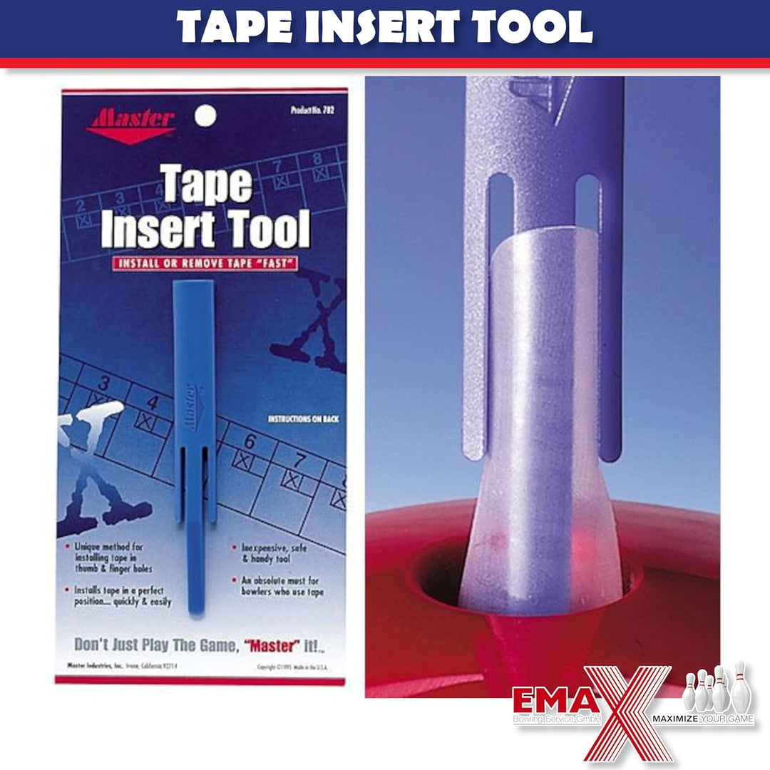 EMAX | Master Industries – Tape Insert Tool | Bowling Werkzeug zum Einkleben und Entfernen von Tape