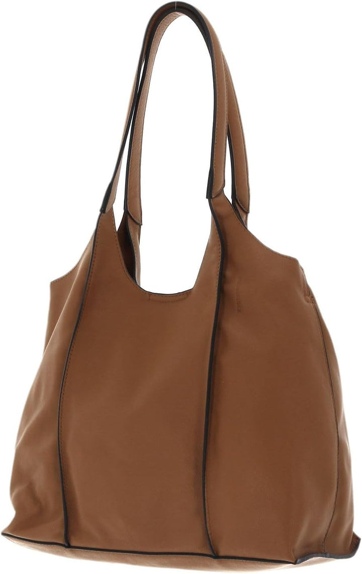 FREDsBRUDER FB Shopper Tasche Leder 34.5 cm Iced Coffee, Iced Coffee