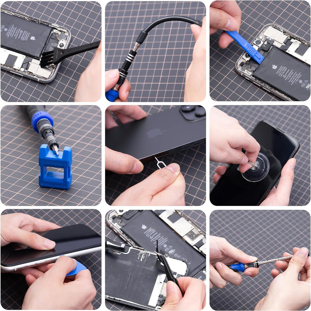 XOOL 200 in 1 Feinmechaniker Schraubendreher Set, Magnetischer Mini Feinmechaniker Werkzeug Set, Rep