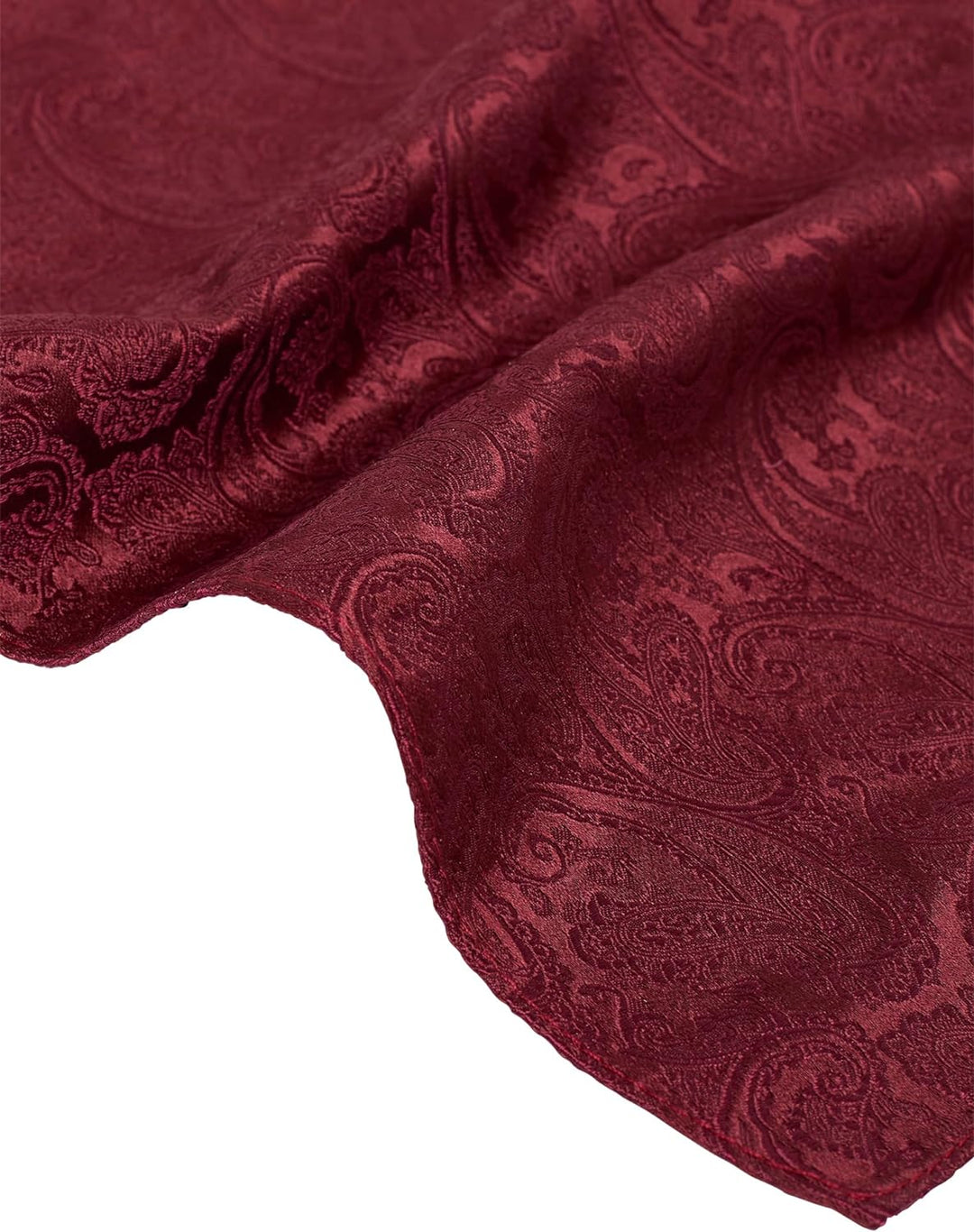 eterna Herren Einstecktuch aus Seide Einheitsgrösse Bordeaux, Einheitsgrösse Bordeaux
