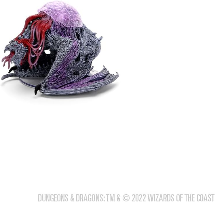 D&D Fizban's Treasury of Dragons Premium Set 1 Elder Brain Dragon: D&D Icons of The Realms Miniature