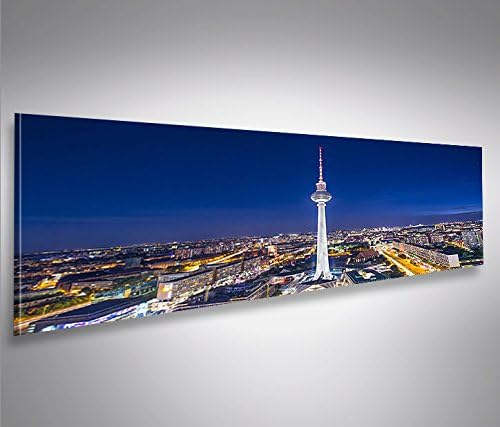 islandburner Bild Bilder auf Leinwand Berlin Alexanderplatz Fernsehturm Panorama XXL Poster Leinwand