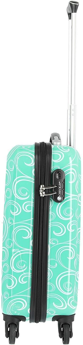 Bowatex Kleiner Koffer mit Handgepäck Masse Gelb Apricot Blume 53 cm