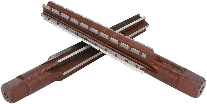 2 stücke Reibahlen Gesetzt Kohlenstoffstahl Metric Zylinderschaft Hand Reibahle Fein Morsekegel Reib