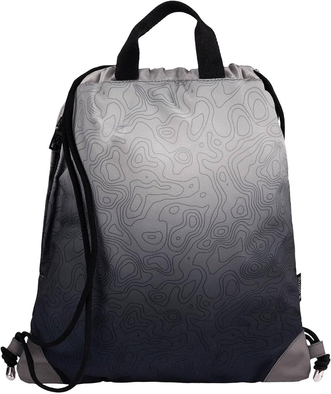 Belmil Smarty Plus Premium Schulranzen Set 405-51/P/S Black Grey, Black Grey