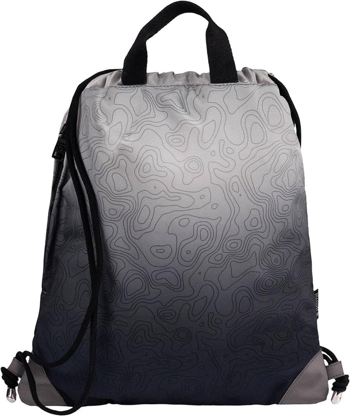 Belmil Smarty Plus Premium Schulranzen Set 405-51/P/S Black Grey, Black Grey