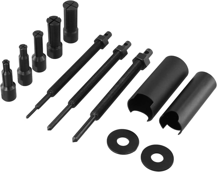 QWORK® Motorrad Innenlager Ausdreher Set, 9mm/11mm/14mm/19mm/23mm, Hochfester Chrom-Vanadium-Stahl