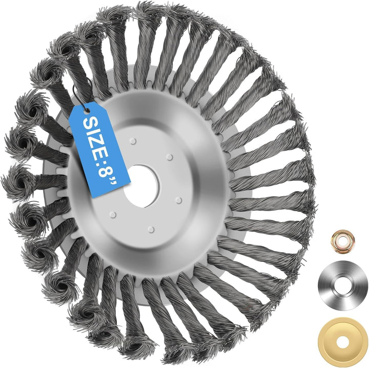 Lvelfe Professional Unkrautbürste, Unkrautbürste Freischneider mit 25.4 mm Durchmesser, Hochwertige