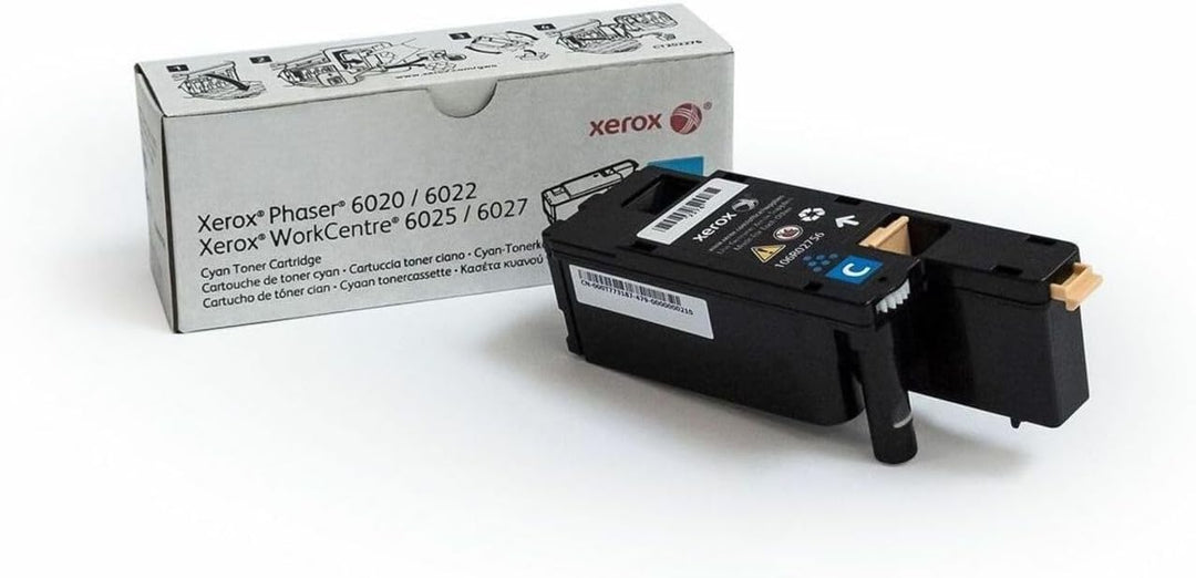 XEROX 6020/6022 toner cartridge ink, cyan 1 Pack Cyan, 1 Pack Cyan