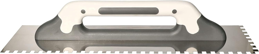 KOTARBAU® Edelstahl Reibbrett 480x130 mm Zahnspachtel Zahnspachtel 8x8mm für Kleber Spachtelmasse Pu