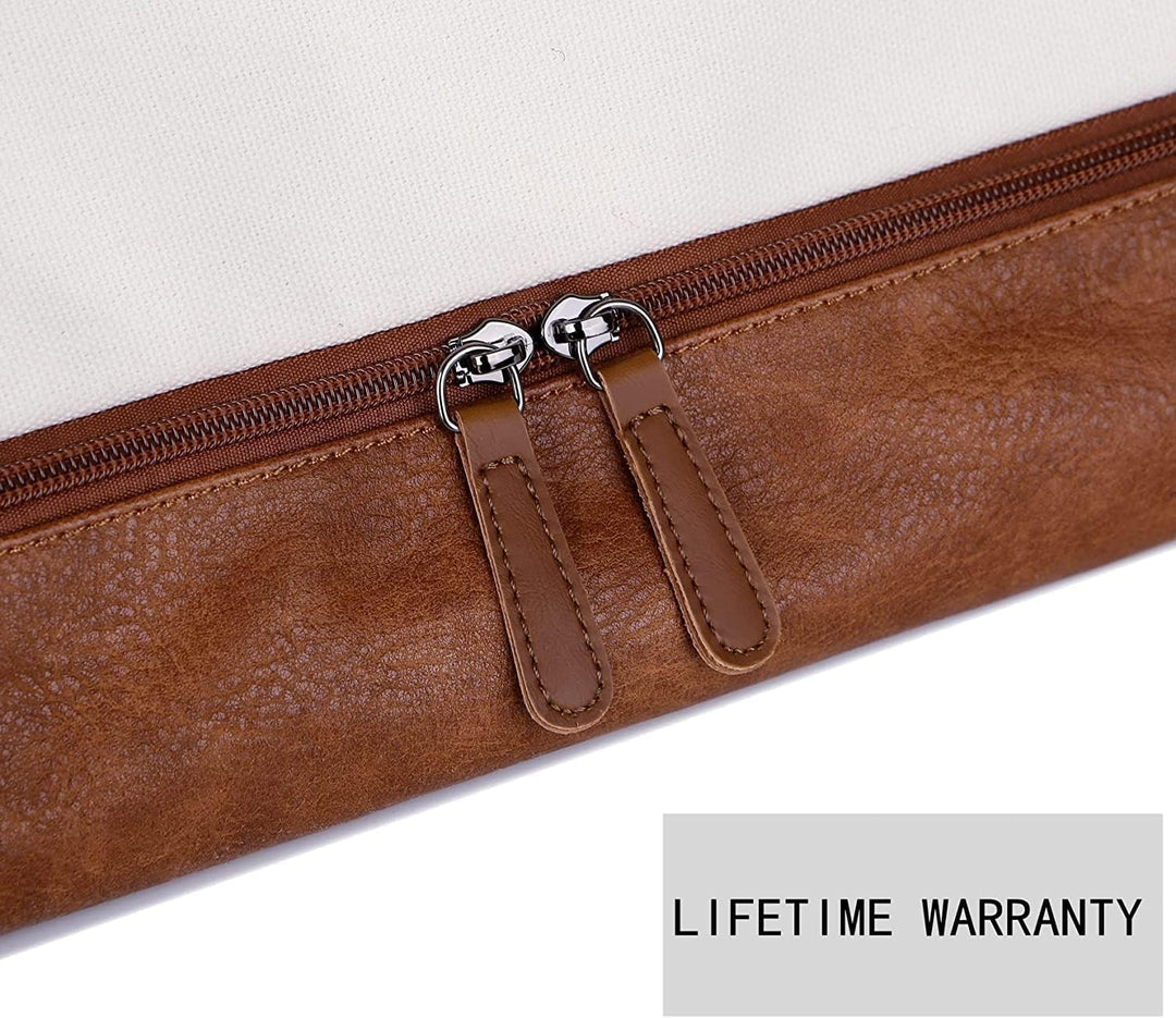 Damen Segeltuch Reisetasche Wochenendtasche Canvas Travel Duffel Weekender Tasche Handgepäck mit Sch