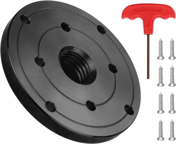 DEEFIINE Holzdrehstärte 4 Zoll 100mm Flansch Frontplatte Holz Drehmaschine Chuck M33 X 3,5 Faden Ges