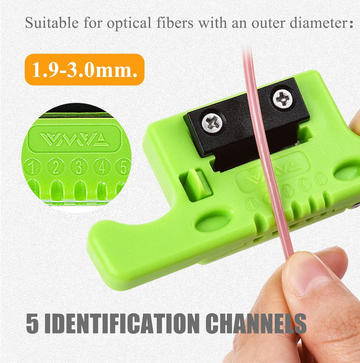 Abisolierer, Abisolierzange Mit Schlossdesign, Kabel Entmantler Geeignet für Lichtwellenleiter mit e