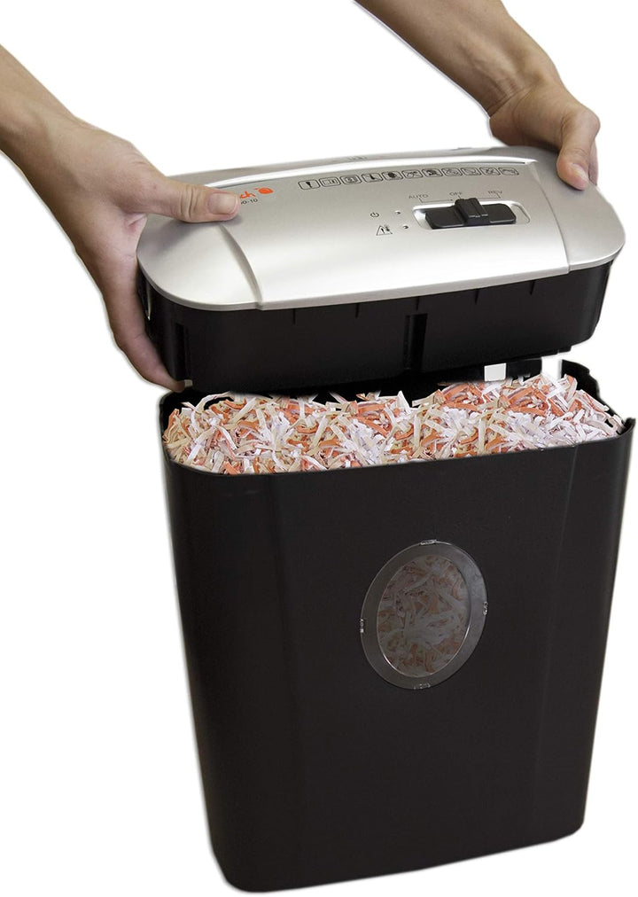 Peach Partikelschnitt Aktenvernichter - 5 Blatt - 11 Liter / 80 DIN A4-4 x 28 mm Partikelgrösse (P-4