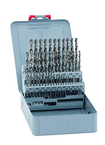ALPEN Spiralbohrer Set HSS Cobalt 50-teilig (ø 1-5,9 mm, Bohrer in Metallbox, Bohrer selbstzentriere