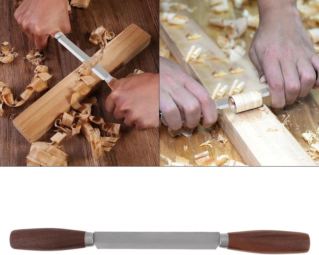 Omninmo Ziehmesser Holz Höhlenwerkzeug Holzbearbeitung Strainght Form Messer Hölzer Entrindungswerkz