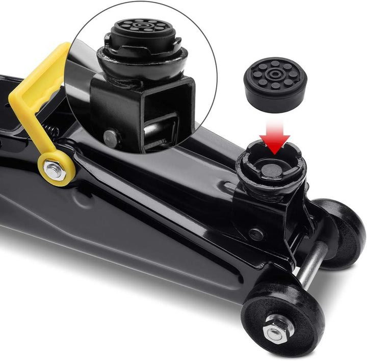 DEUBA® hydraulischer Wagenheber 2 Tonnen Hubhöhe 135-330mm inkl. Koffer inkl. Gummiauflage KFZ Auto