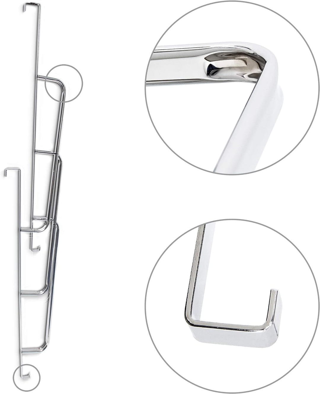 Relaxdays Handtuchhalter mit 3 Handtuchstangen HxBxT: 85 x 54 x 11,5 cm Badetuchhalter für alle gebr