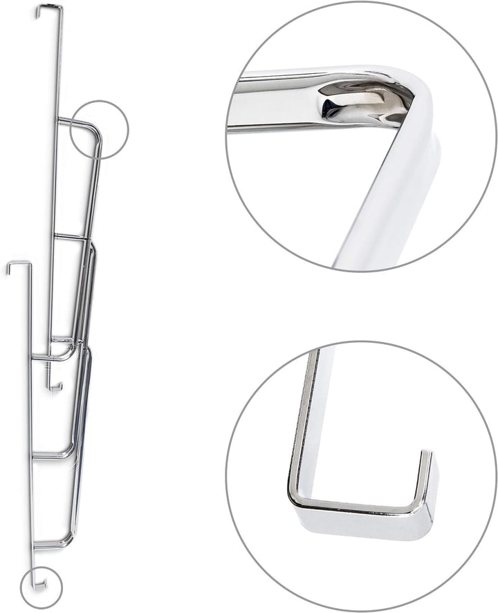 Relaxdays Handtuchhalter mit 3 Handtuchstangen HxBxT: 85 x 54 x 11,5 cm Badetuchhalter für alle gebr