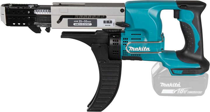 Makita DFR550Z Akku-Magazinschrauber 25-55mm 18 V (ohne Akku, ohne Ladegerät) ohne Akku, ohne Ladege