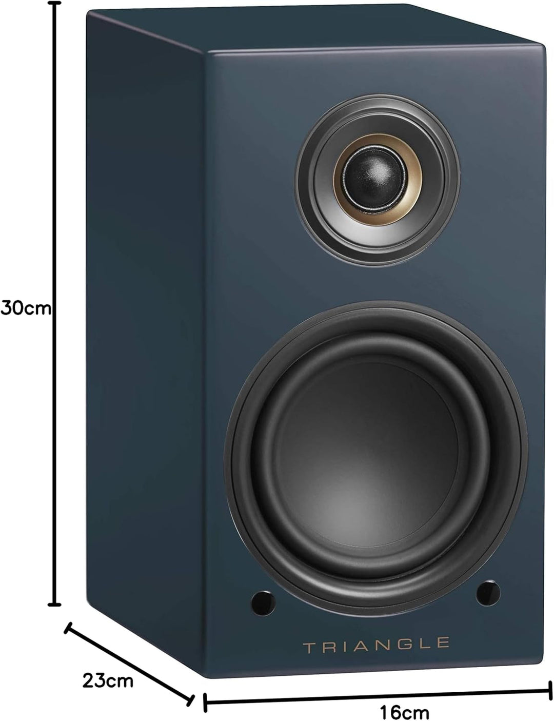 Active Speakers LN01A - Bluetooth Regallautsprecher mit 2 x 50W Verstärker - HD Audio - Phono/Optica