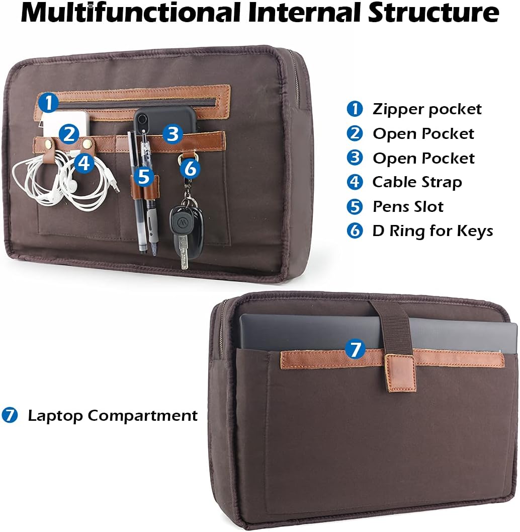 SPAHER Laptoptasche 15.6 Zoll Aktentasche Herren Business Tasche Arbeitstasche Herren Echtleder Tasc