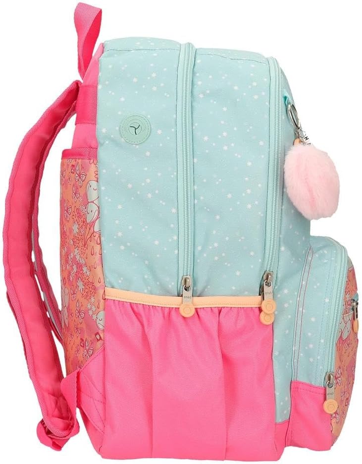 Enso Balloons Rucksack mit doppeltem Fach, anpassbar an den Trolley, Mehrfarbig, 32 x 44 x 17 cm, Po