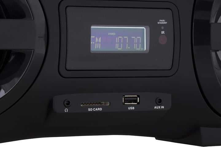 CD-Player Boombox Ghettoblaster mit Radio, CD, MP3, Bluetooth, USB, AUX UNIVERSUM BB 500-20