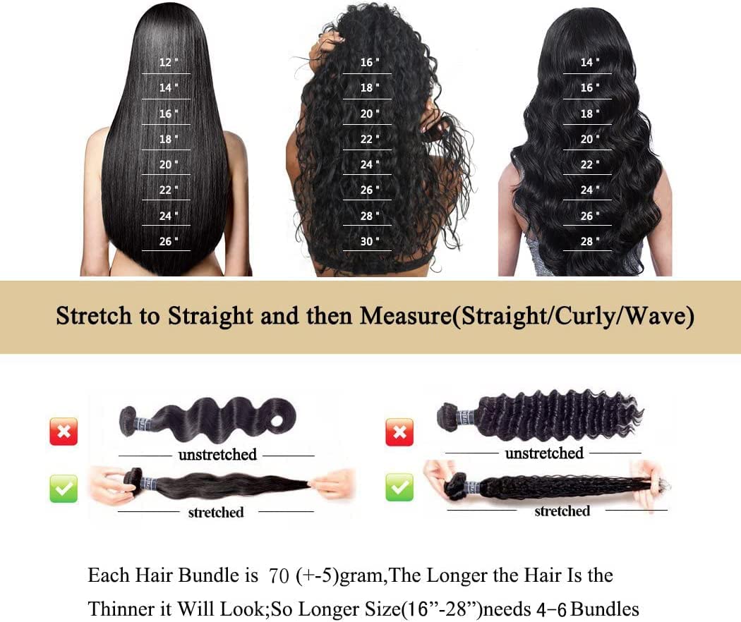 Human Hair Bundles (12 12 12 Inch)Brasilianisches Haarbündel Natürliches menschliches Haar webt bras