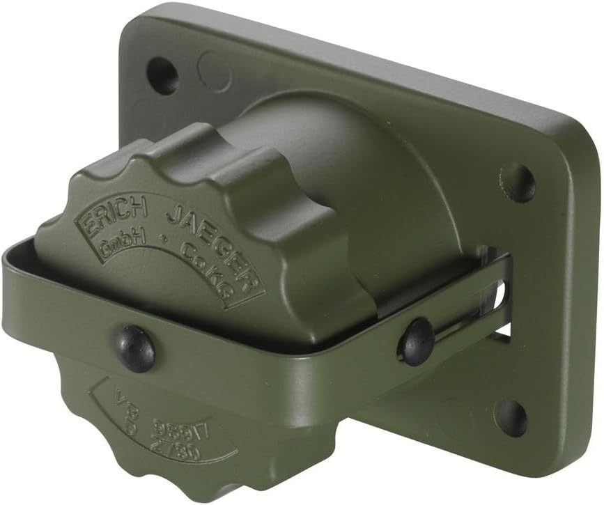 HELLA 8JB 001 935-051 Steckdose - 24V - 2-polig - Aluminium - nato-oliv