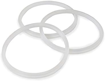 Dichtungsring aus Silikon 3er Set, Ersatzteil für VERTES 3, 5 und 7 Liter Wurstfüllmaschinen, Wurstf
